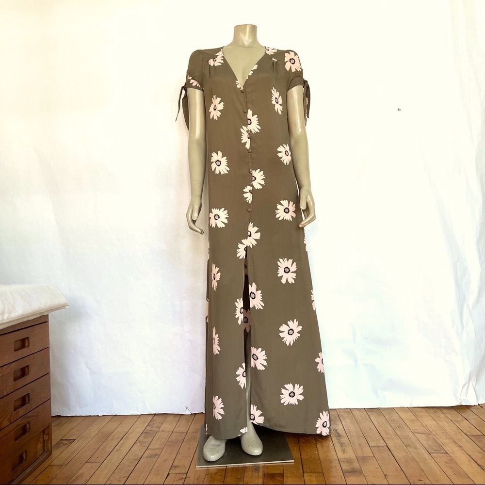 FLYNN SKYE RAYON FLORAL DRESS